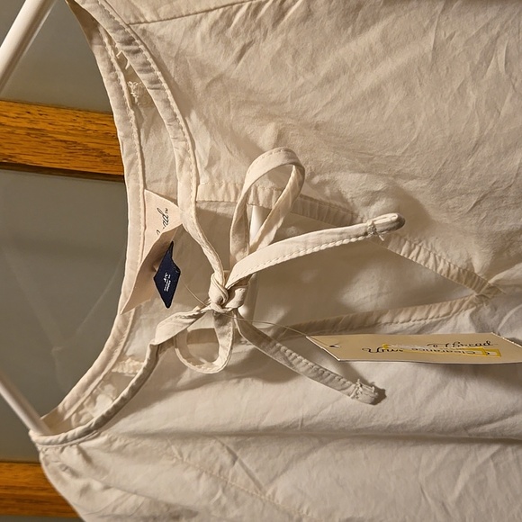 Boho Medium Embroidered Cream Womens Viral New Summer Granola Blouse - Picture 11 of 13